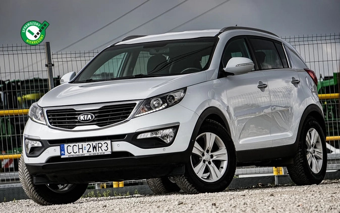 Kia Sportage cena 46500 przebieg: 193000, rok produkcji 2013 z Lubawa małe 704